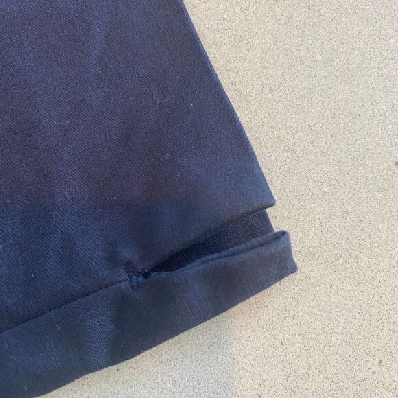 Boden Richmond Cotton Navy Blue Career Academia Ankle Trouser Pants, Size 6R - Picture 6 of 8